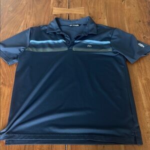 Travis Mathew Men's Navy Blue Polo Shirt